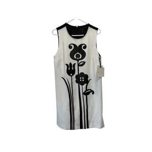 Stylish Floral Pattern Sleeveless Dress